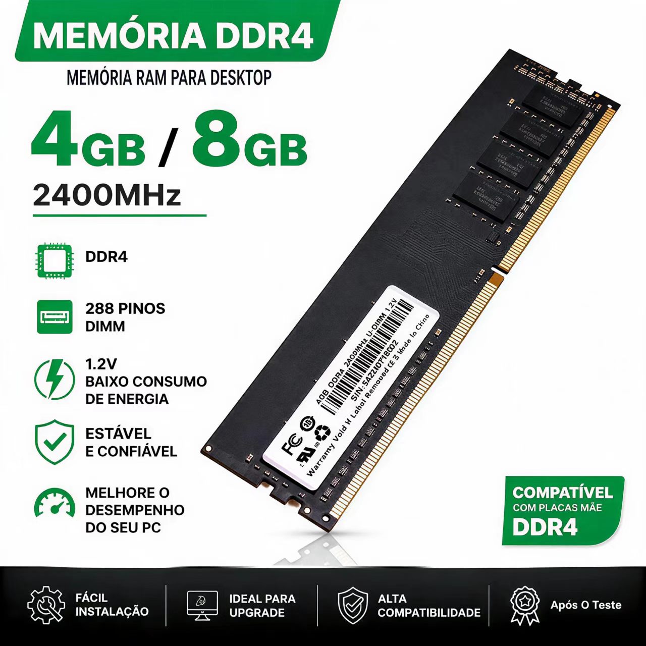 Khadas Vim4 8Gb - DDR4 RAM 4GB 8GB 2400MHz PC4-19200