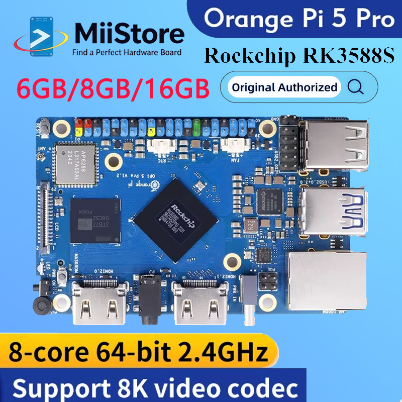Orange Pi 5 Plus 16Gb - Orange Pi 5 Pro, 6GB/8GB/16GB RAM,