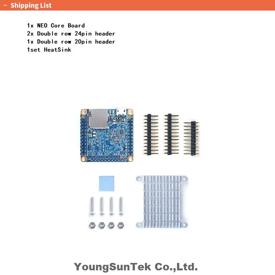 Khadas Vim4 8Gb - NanoPi Neo Core LTS 및 히트싱크