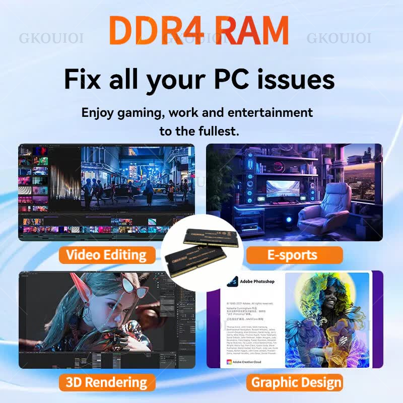 GKOUIOI DDR4 메모리 램 4GB 8GB 16G - Khadas Vim4 8Gb 리뷰 및 가격