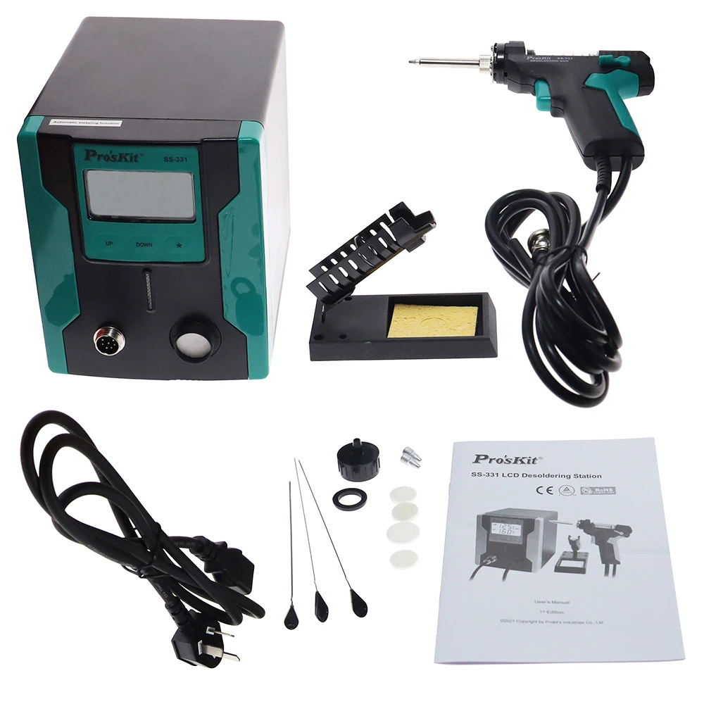 SS-331 LCD 디지털 전기 납땜 제거 스테이션 틴 - Desoldering Gun Vacuum Electric 리뷰 및 가격